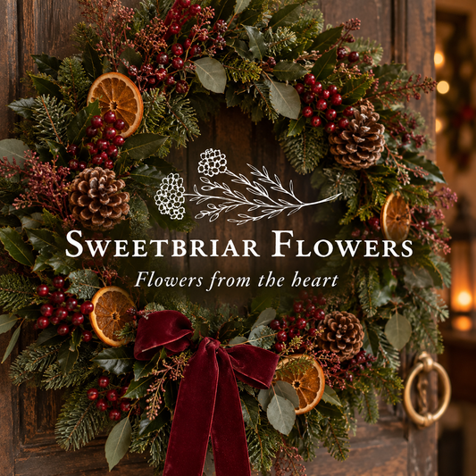 Christmas Wreath Workshop at Sweetbriar Farm Friday 4th December