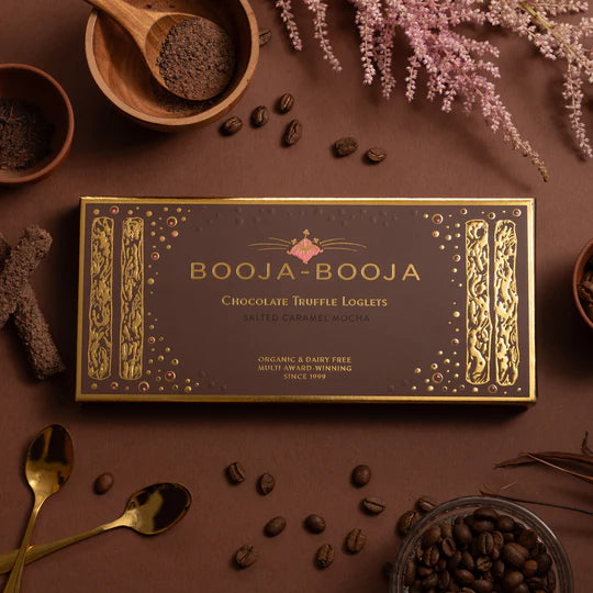 Salted Caramel Mocha Booja-Booja Truffle Loglets