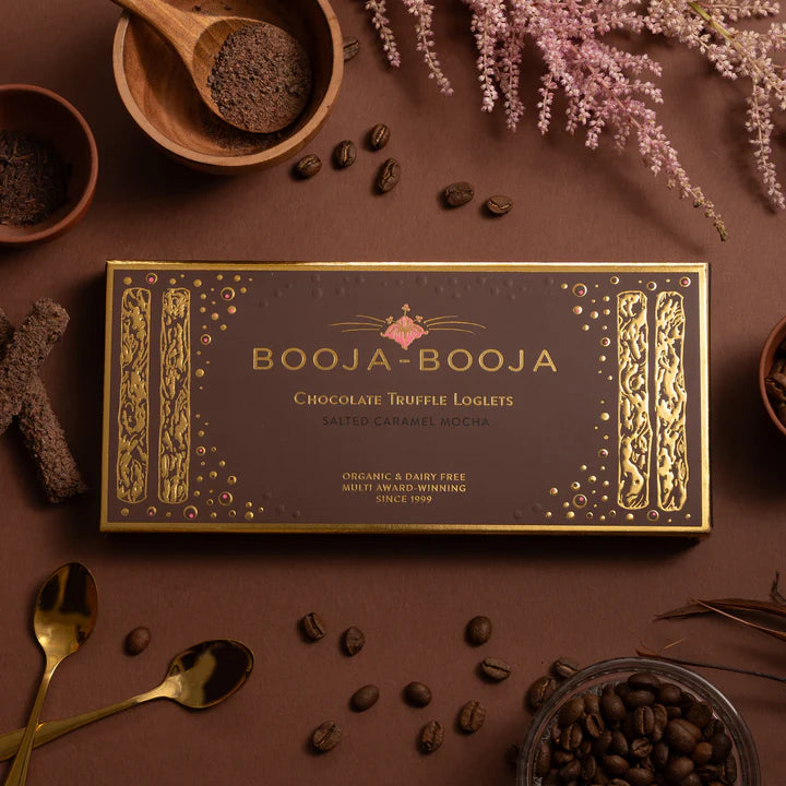 Salted Caramel Mocha Booja-Booja Truffle Loglets