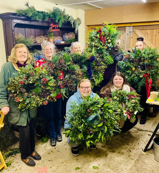 Christmas Wreath Workshop at Sweetbriar Farm