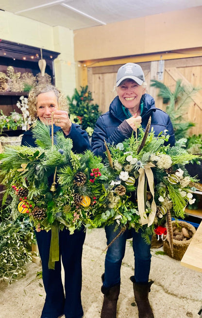 Christmas Wreath Workshop at Sweetbriar Farm