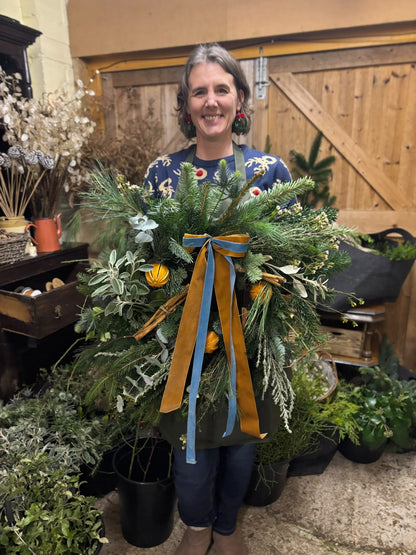Christmas Wreath Workshop at Sweetbriar Farm Friday 4th December