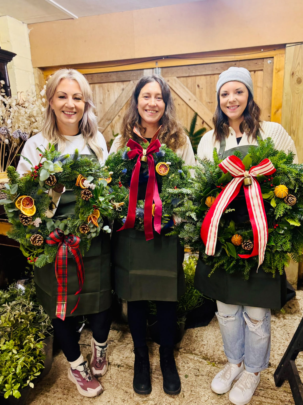 Christmas Wreath Workshop at Sweetbriar Farm Friday 4th December