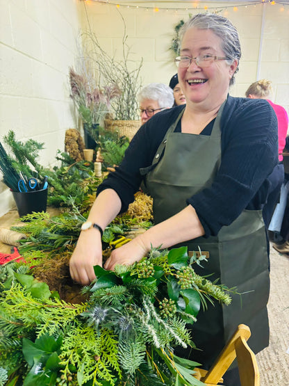 Christmas Wreath Workshop at Sweetbriar Farm Friday 4th December